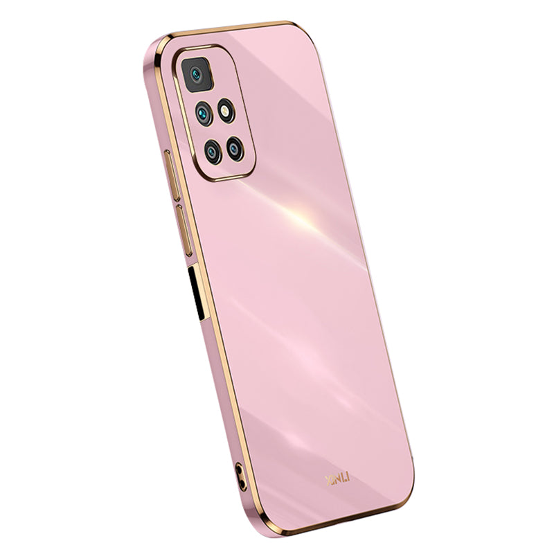 XINLI For Xiaomi Redmi 10 4G (2021) Redmi 10 2022 4G Redmi 10 Prime Redmi Note 11 4G (MediaTek) Phone Case with Electroplating Edge XINLI For Xiaomi Redmi 10 4G (2021) Redmi 10 2022 4G Redmi 10 Prime Redmi Note 11 4G (MediaTek) Phone Case with Electroplating Edge
